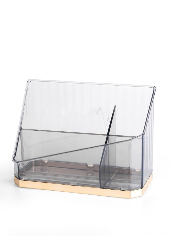 Furret Four Compartment Cosmetic Display Cases Makeup Item Brush, Lipstick Storage Organizer Holder Box Case,Transparent box - Image 1