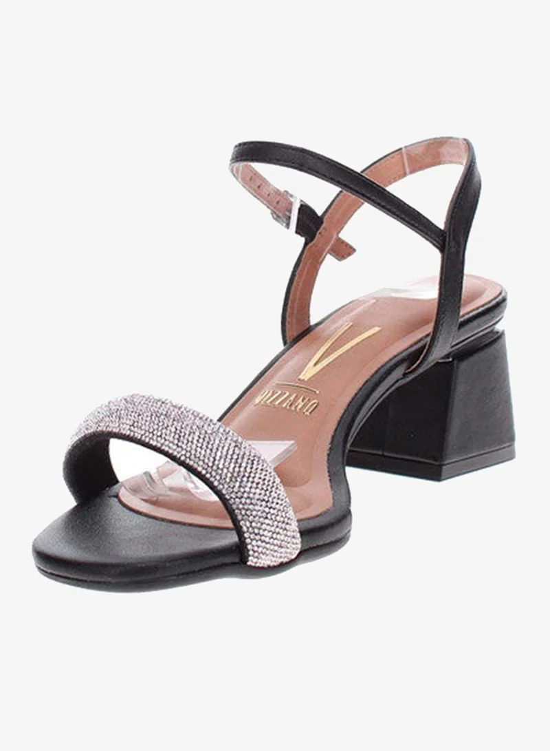 Vizzano Mid Heels Sandals for Women – Sling Back Heel Sandals for Girls with Ankle Strap
