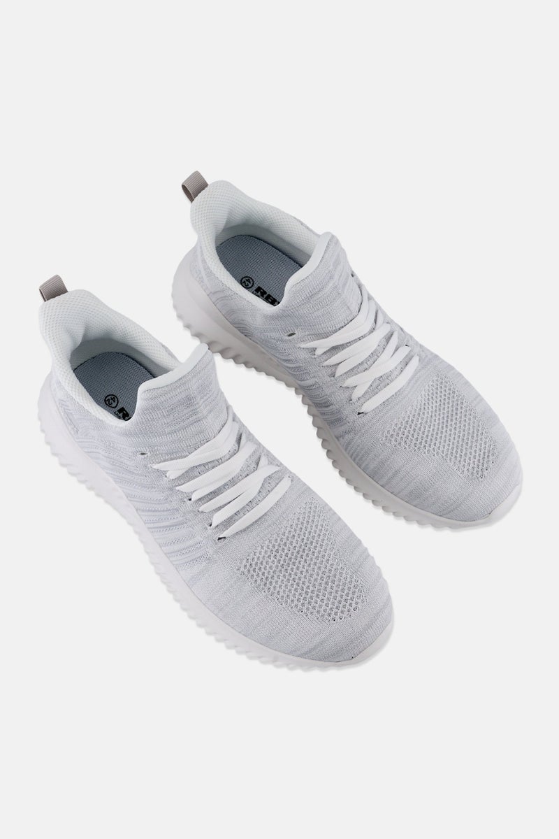 RBX Men Lace Up Running Shoes, Light Grey  - Image 3