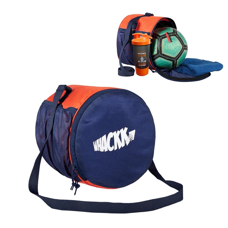 WHACKK Kick Soccer Football Equipment Bags|Basketball Volleyball Bags |Adjustable Strap Backpack |Easy Access Pocket Mesh Bottle Holders | Ball Bag |Kitbag |Bag - Image 1