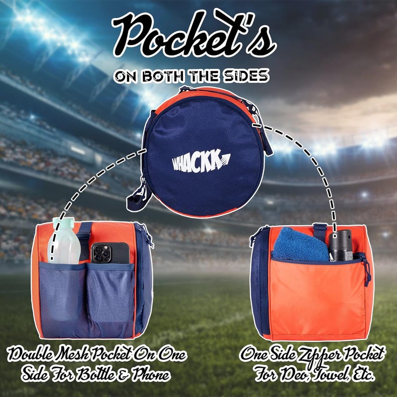 WHACKK Kick Soccer Football Equipment Bags|Basketball Volleyball Bags |Adjustable Strap Backpack |Easy Access Pocket Mesh Bottle Holders | Ball Bag |Kitbag |Bag - Image 4
