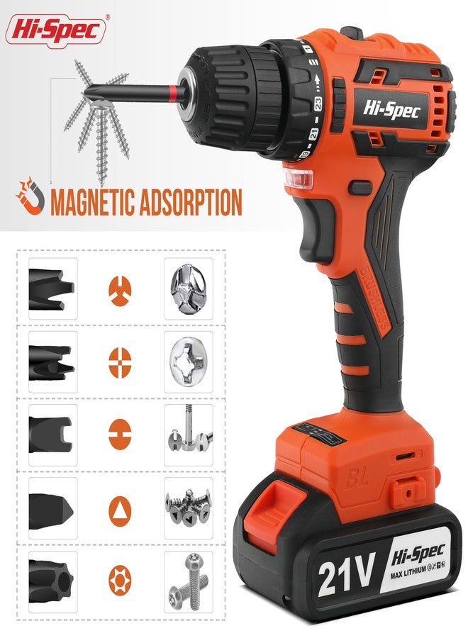 Hi-Spec 68pc Long Extended Screw Driver Bits and Mini Ratchet Wrench Handle Set. DIY Accessories Kit of 25 and 75mm Hex Shank Screwdriving Bits for Drill Drivers - Image 4