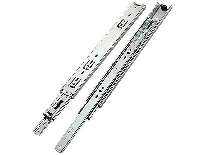 SAMEILI قناة درج مع قناة تلسكوبية، زوج 1 بطول 14" آلية درج مع تمديد كامل كرات محامل للأدراج الخشبية والمعدنية في المطبخ، خزانة الملابس - Image 1