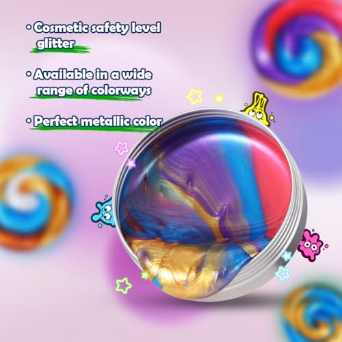 WATERELF 3Pc Play Putty Slime for Kids Fidget Sensory Artistic Therapy Putty Toys for Boys Girls Adults Stress Relief NonSticky Each 311 Inch 32 Oz - Image 5