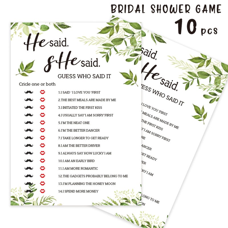 10 Wedding Party Game Cards for Bridal Shower - Image 5