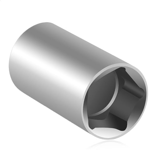 EVRBUL Stainless Steel 1316 Penta Socket with 38 Drive Impact Utility Socket for 1316 Pentagon Nuts and Bolts on Utility Service Applications