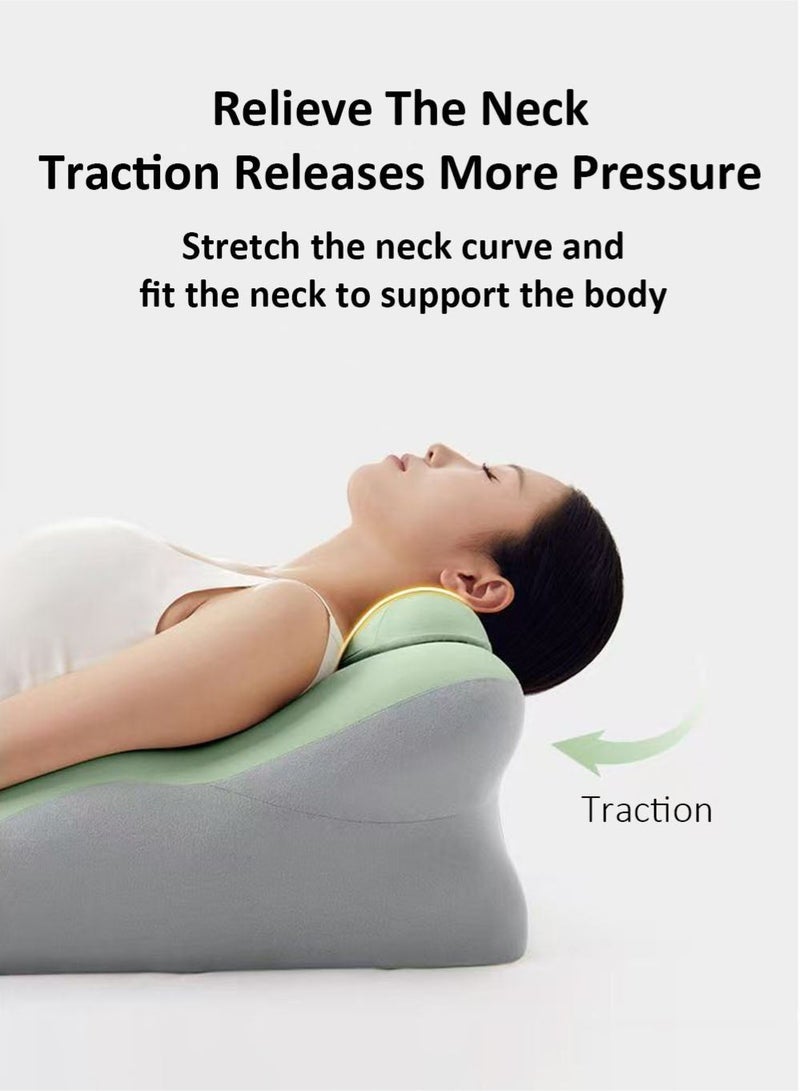 EzzySo وسادة ظهر مثلثة للراحة وسادة وضع الساق وسائد للجلوس على السرير وسادة فوم ميموري لدعم الظهر وسادة قراءة للسرير والأرائك لتخفيف آلام الظهر والساق وحرقة المعدة ومكافحة الشخير - Image 5