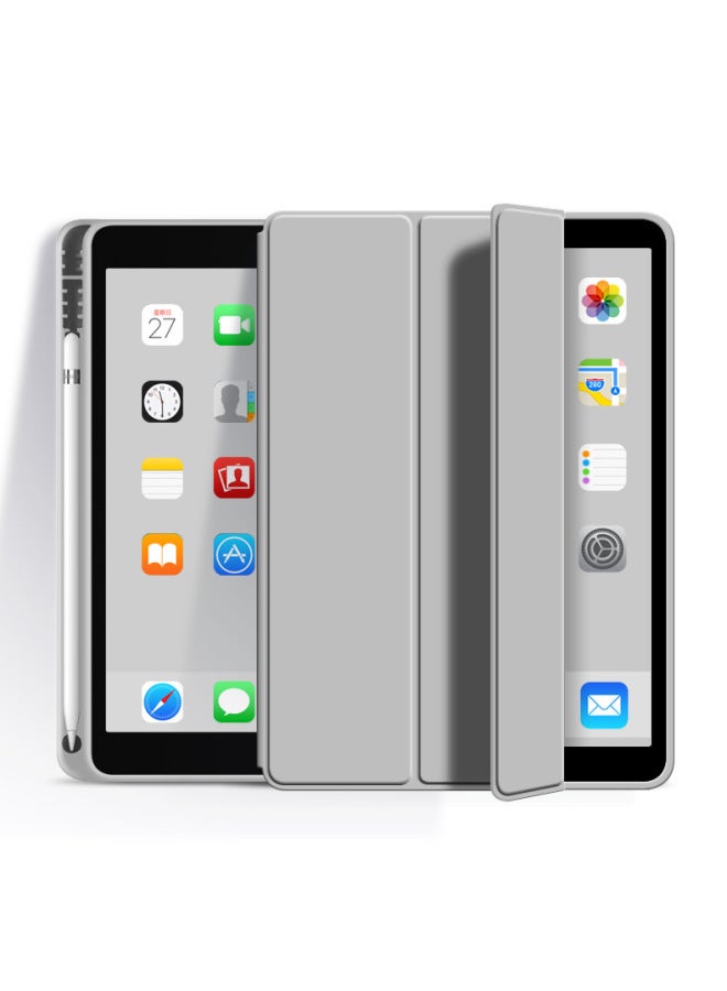 Applicable IPad Protective Case IPad Protective Case Air5 Tablet With Pen Slot IPadpro Drop-resistant 11-inch Tablet Case-Color:Haze Gray-Applicable Model:Pro4/5/6(12.9-inch) 2020/2021/2022 (left Pen Slot) - Image 1