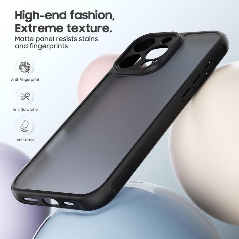 Demark Matte Case for iPhone Series,Frosted Translucent Back Phone Cover,Shockproof Drop Protection Cover for iPhone Case (iphone 16 Pro) - Image 3