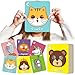 Broytain Alphabet Flash CardsGiant ABC Animal Flash Cards for Toddler 3526 Lowercase and Uppercase Letter CardsEducational Learning Games for KidsPreschool Kindergarten Toys - Image 2