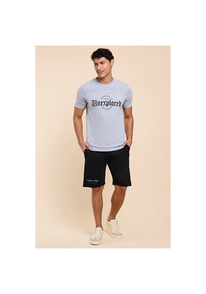 R&b Solid T-Shirt with Crew Neck and Short Sleeves