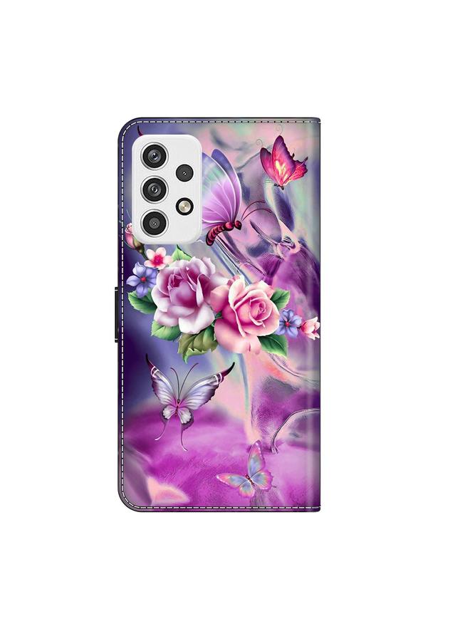 اس-توب جراب لهاتف Samsung Galaxy A23 5G جراب هاتف جلدي كريستالي ثلاثي الأبعاد مقاوم للصدمات - Image 3