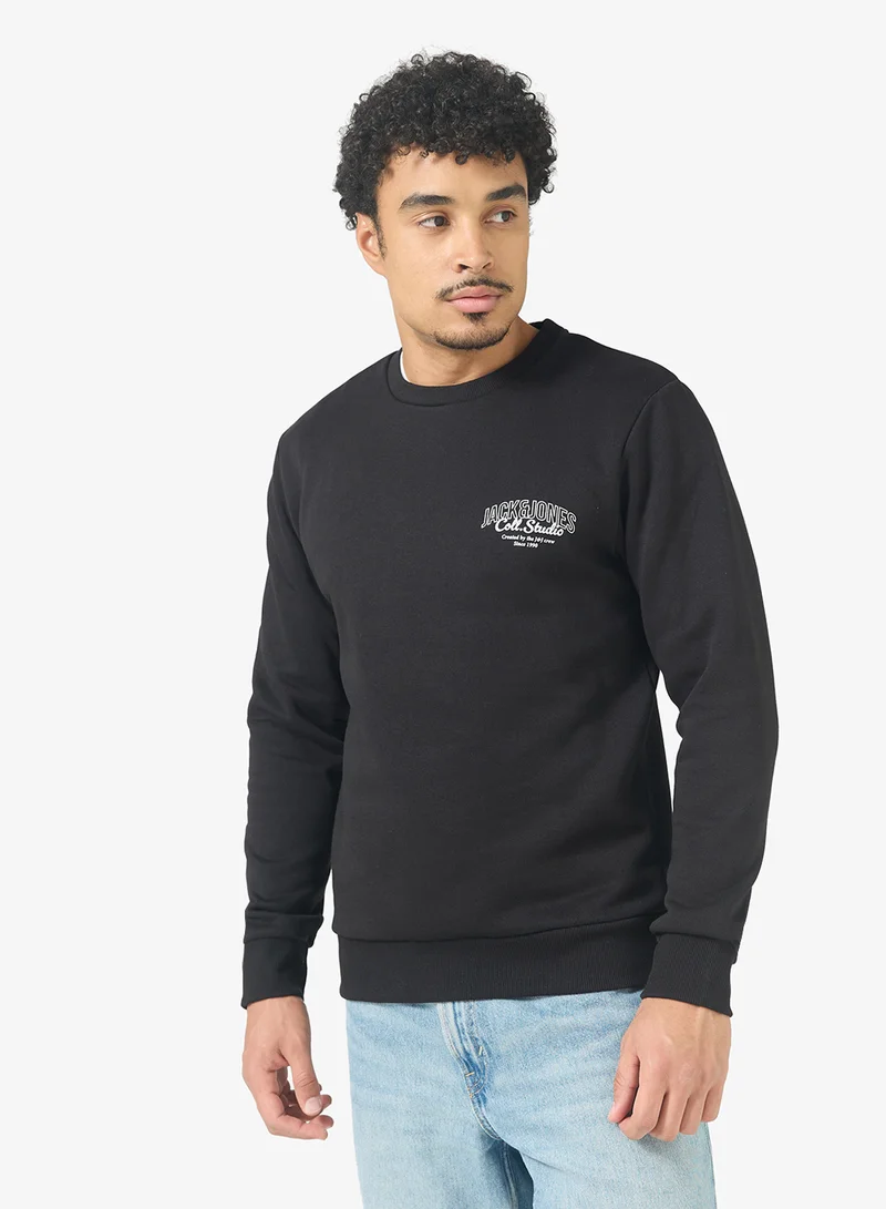 JACK & JONES Logo Pullover Hoodie