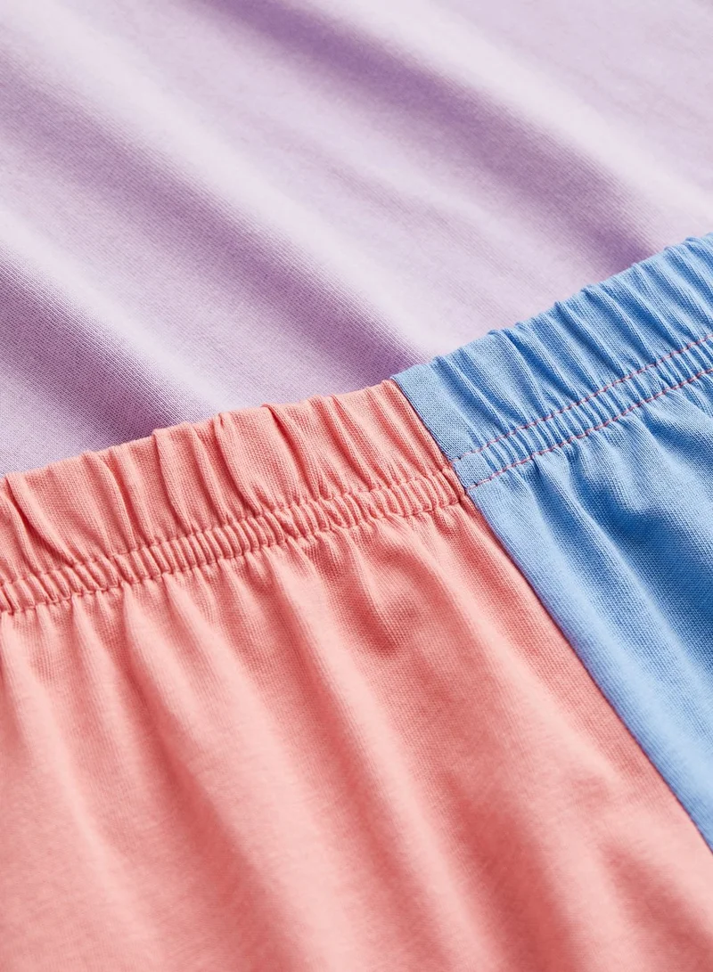 H&M Kids Text Print T-Shirt & Shorts Set
