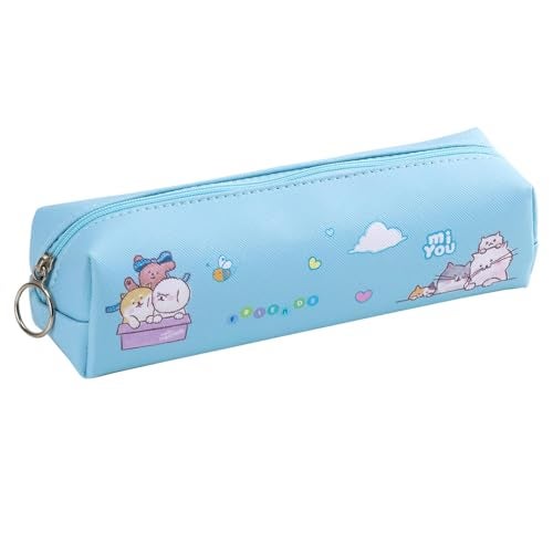 Deli EH902 Pencil Pouch | Multipurpose Stationery & Zipper Bag (Multicolor, Pack of 1) - Image 4