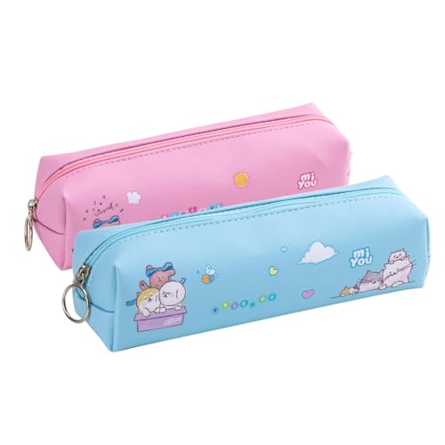 Deli EH902 Pencil Pouch | Multipurpose Stationery & Zipper Bag (Multicolor, Pack of 1) - Image 1