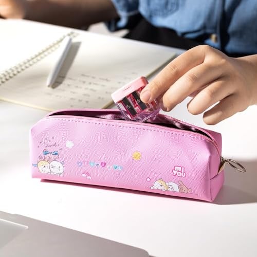 Deli EH902 Pencil Pouch | Multipurpose Stationery & Zipper Bag (Multicolor, Pack of 1) - Image 3