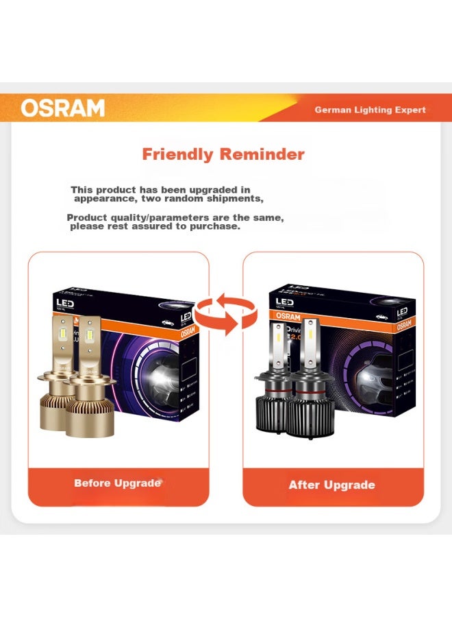 Osram Automotive Led Headlights, Car Bulbs For High And Low Beam, Yechizhe H1, One Pair, 6000k Ultra-bright, 12v/20w - Image 1