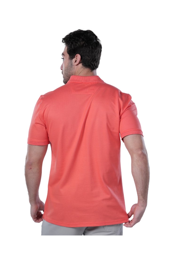 REDCOTTON Classic Fit Polo Shirt - Orange - Image 2