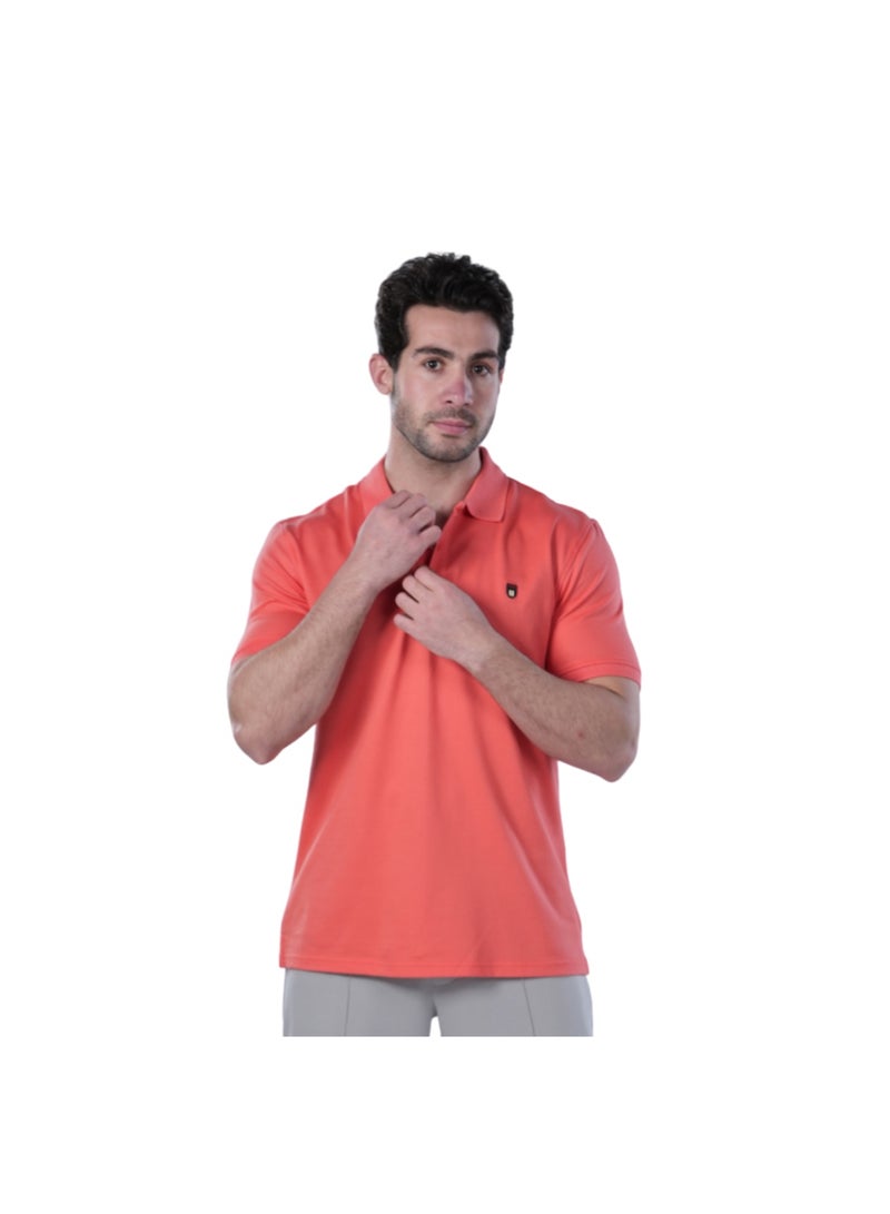 REDCOTTON Classic Fit Polo Shirt - Orange - Image 3