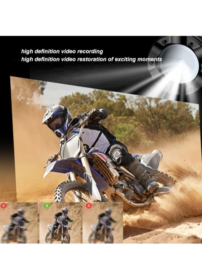 Generic 1080P Bike Motorcycle Helmet Camera, WIFI Flashlight Camera With Rechargeable Battery, DV Camera Camcorder With Wide Angle Lens, Outdoor Action Camera For Motorcycle Helmet, (1pc, 1080p Grey)  - Image 4