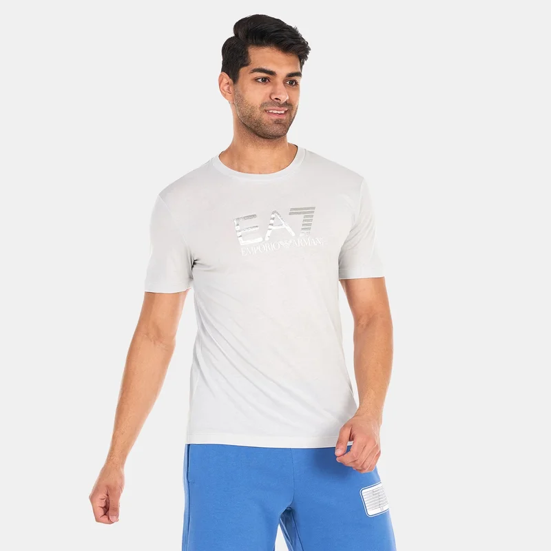 Men's Big Logo Sand 7 Lines T-Shirt