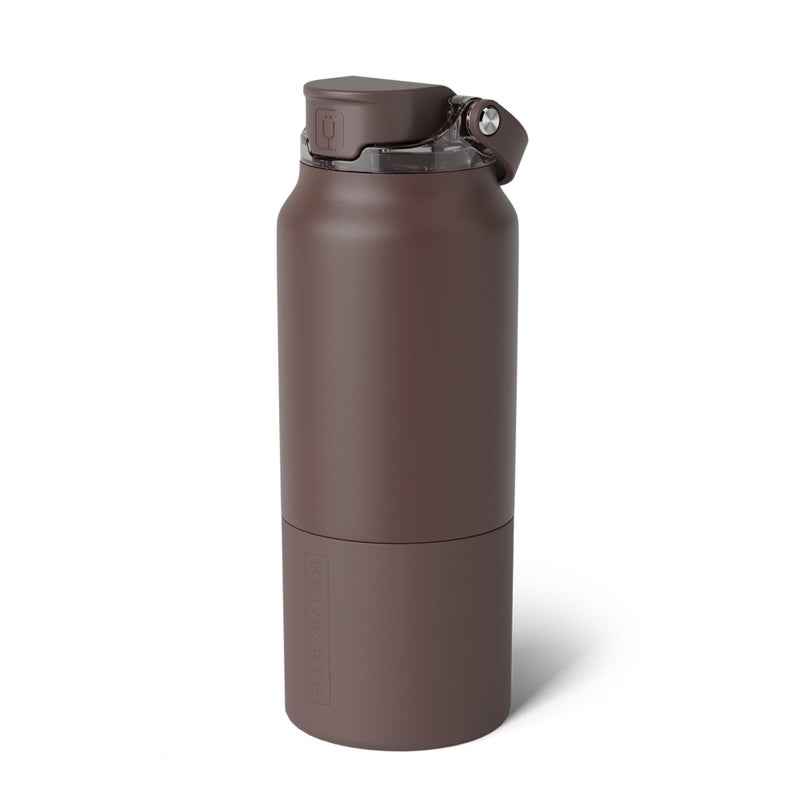 BrÃ¼Mate Rise 35oz Water Bottle With 100% Leakproof Covered Silicone Straw | Insulated Stainless Steel Water Bottle With Removable Straw | Fast Flow | Soft Sip Silicone Spout | BPA-Free (Java) - Image 1