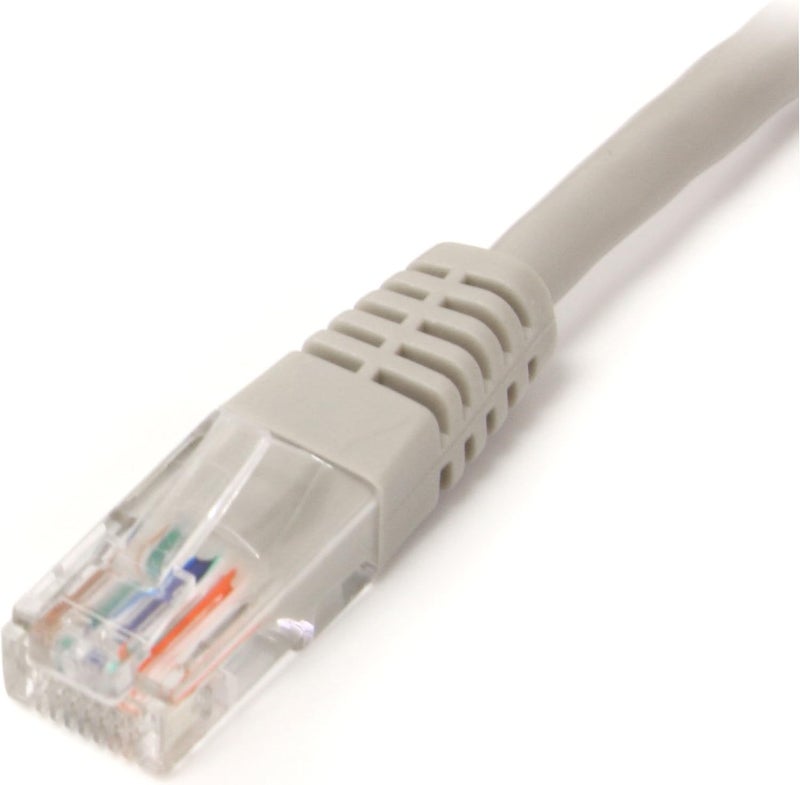 ستار تك كابل إيثرنت كات 5 إي من .com - 15 قدم - رمادي - كابل توصيل - كابل كات 5 إي مصبوب - كابل شبكة - سلك إيثرنت - كابل كات 5 إي - 15 قدم (M45PATCH15GR) رمادي - Image 2