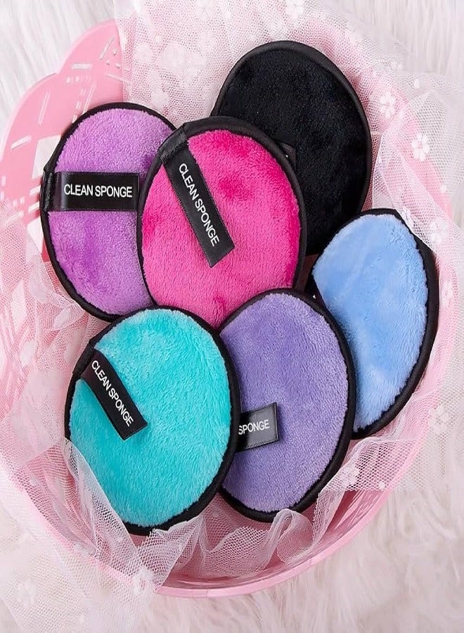 كلين سبونج وسادة كبيرة لإزالة المكياج - متعددة الألوان - Image 4