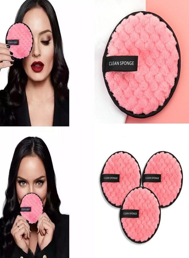 كلين سبونج وسادة كبيرة لإزالة المكياج - متعددة الألوان - Image 1