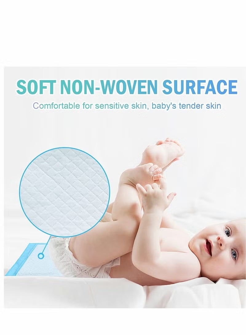 YelaJoy Disposable Changing Pad Leak-Proof Underpad Bed Table Protector Mat, Soft Non-Woven Fabric, 33x45cm - Image 3