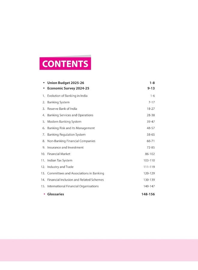 Arihant Revised Edition 2025 of Banking Awareness for IBPS, SBI Clerk, & Other Banking Exams | With Economic Survey 2024-25, Budget 2025-26, & 15 Online Tests  - Image 3