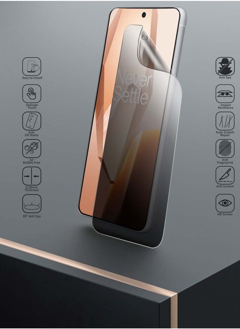 Yesido OnePlus 13R 5G 2025 / Ace 5 5G 2024 / Ace 5 Pro 5G 2024 Yesido Premium Hydrogel Anti Spy / Anti Privacy Film Thin and Flexible Screen Protector (MSHFMP) - Clear  - Image 2