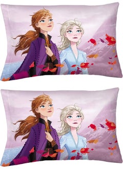 Franco Franco Kids Bedding Set of 2 Super Soft Microfiber Reversible Pillowcase, 20 in x 30 in, Disney Frozen 2  - Image 1