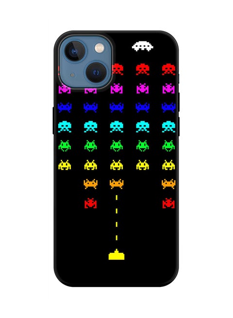 Tough Pro Series Case for iPhone 15 Dual Layer Hybrid PC TPU Customized Mobile Cover Matte Finish Phone Case - Space Invader