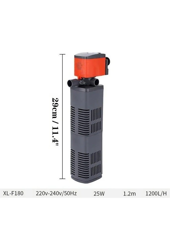Generic 25W Submersible Aquarium Filter Cleans 1200 Liters Per Hour  - Image 2