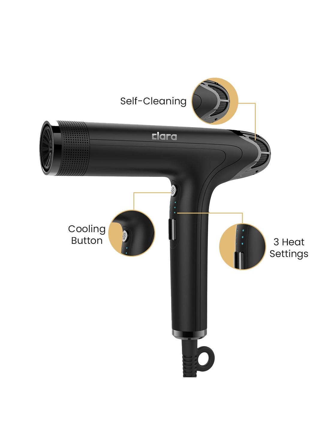 مجفف شعر أيونيك شاين-بوست باور