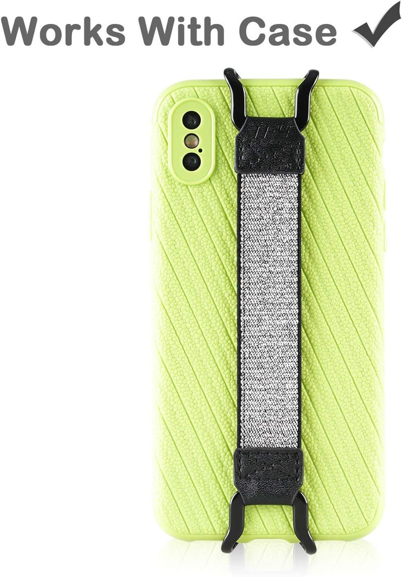 TFY Hand Strap Compatible with iPhone Galaxy  Huawei  iPhone 16 Pro Max  15 Plus  1413 Pro  1211  Xs MaxXsXR  8 PlusSE and Note 20  Galaxy S24 and Other Smartphones Silver - Image 3