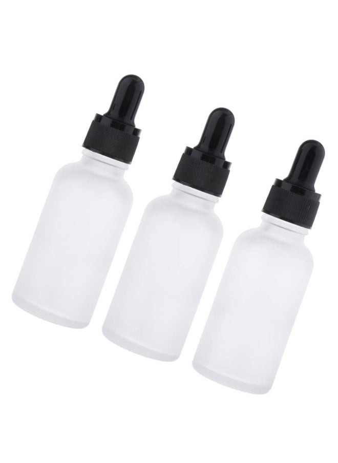 silvercnc 30ml Travel Refillable Glass Essential Oils Dropper Bottles W/Eye Dropper 