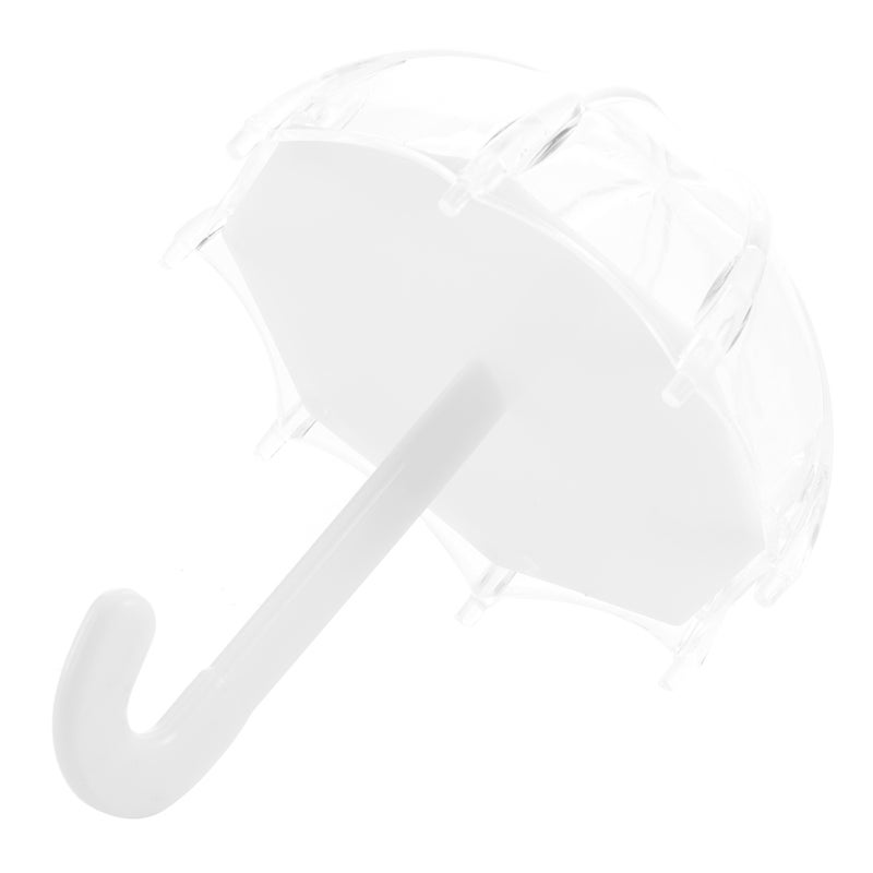24Pcs Innovative Umbrella Shape Plastic Candy Box Container for Wedding Baby Birthday PartyWhite - Image 3