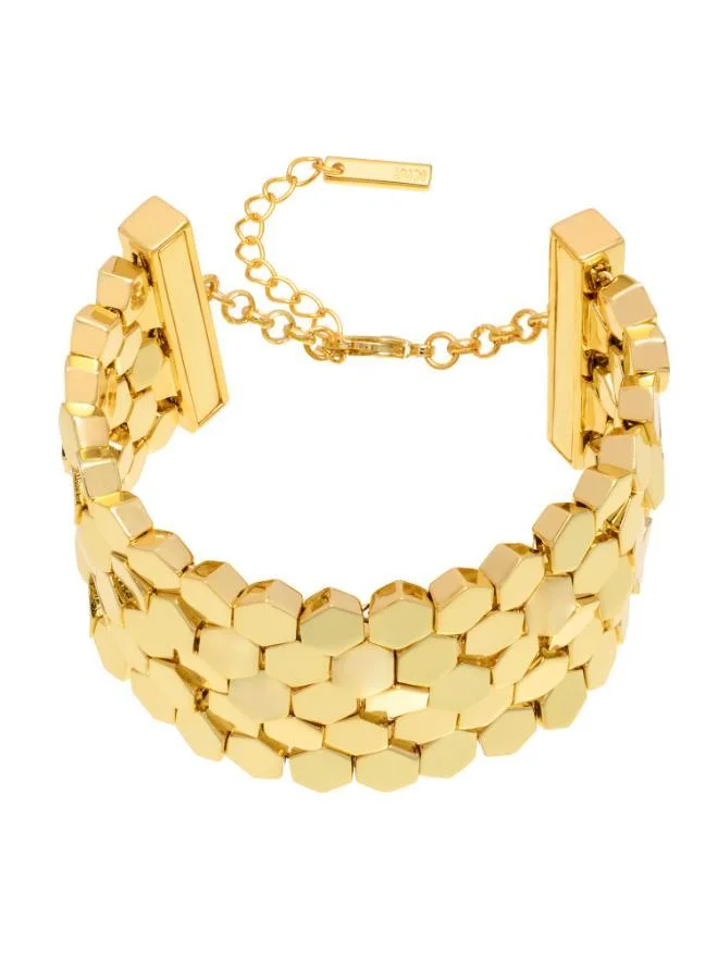 Karen Millen Mosaic Wide Bracelet