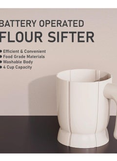 SUKILO Electric Flour Sifter Multifunctional Household Baking Tool for Cocoa Powder Home & Garden | Kitchen Dining & Bar | Kitchen Tools & Gadgets | Cooking Utensils  - Image 2