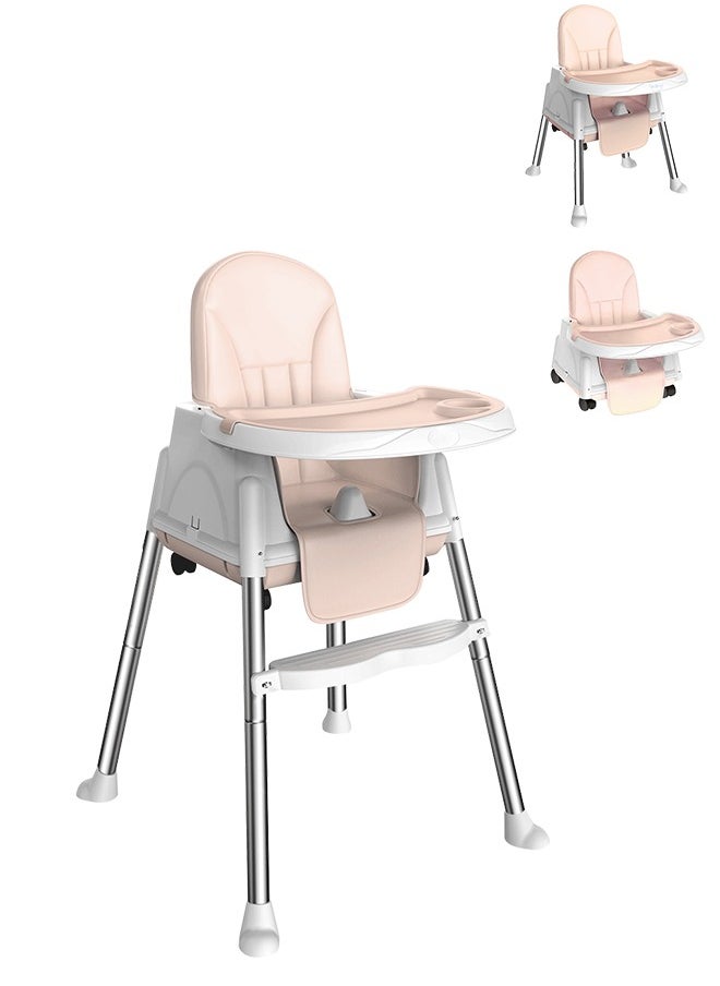 Baby High Chair with Removable Tray Foldable Multifunctional Portable Safety Children's Dining Chair for Babies Toddlers - pzsku/ZAB5DFEB34667B4770B6FZ/45/_/1730538011/9907f603-a0e6-4f61-bba0-fedd52693f6f