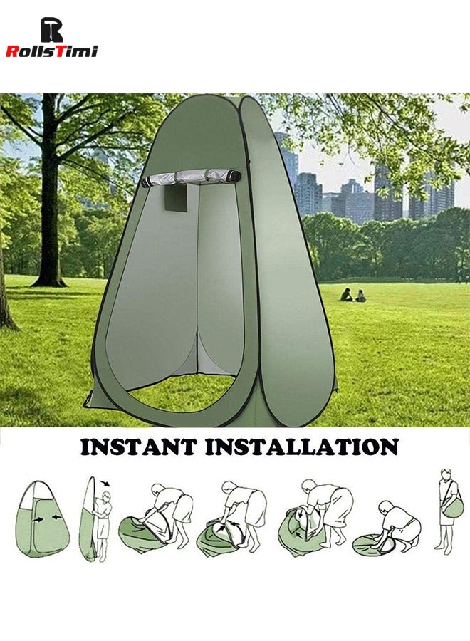 رولستيمي المنبثقة الخصوصية المأوى خيمة المحمولة دش خارجي المرحاض تغيير غرفة خيمة للتخييم والشاطئ - Image 3