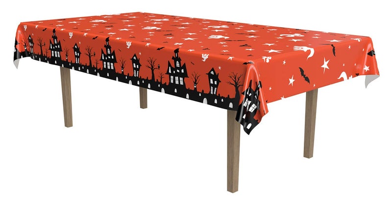 Beistle Haunted House Tablecover