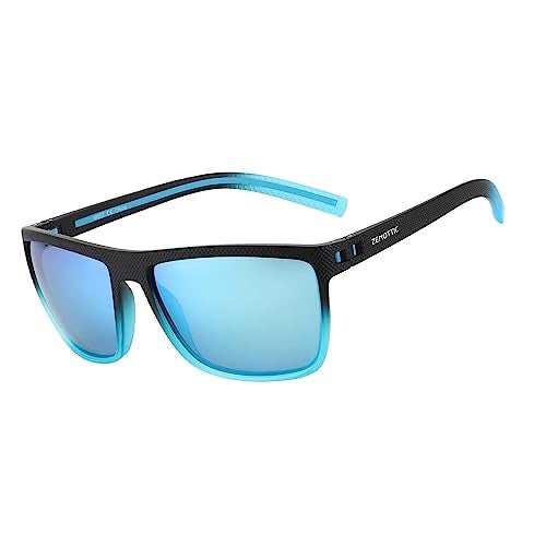 ZENOTTIC Polarized Sunglasses for Men Lightweight TR90 Frame UV400 Protection Square Sun Glasses - Image 1