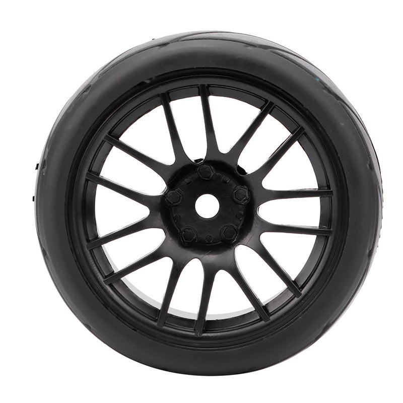 RC Car Tire: 4 Pcs High‑Quality Rubber, Sturdy Durable Strong Grip - Wide Design Enhanced Stability, Easy To Install Crawler Rubber Tyre for RC Off‑Road & Rough Road Driving - Image 5