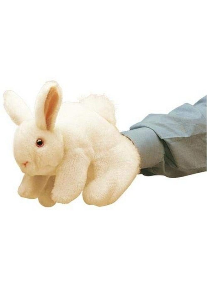 Folkmanis White Bunny Rabbit Hand Puppet - Image 2