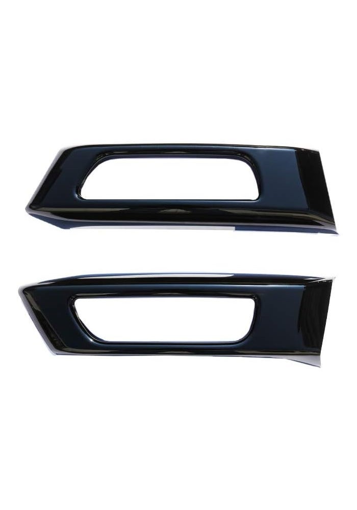 LLKUANG Black Front Fog Light Cover Trim for Land Rover Range Rover Sport 2014-2017 - Image 2