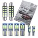 EBAIFUN 14pc Ice Blue LED Interior Light Kit Compatible with Chevrolet Chevy Silverado and GMC Sierra 1999 2000 2001 2002 2003 2004 2005 2006 Map Dome Trunk License Plate Light Bulb Replacement - Image 2